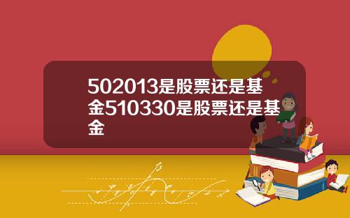 502013是股票还是基金510330是股票还是基金