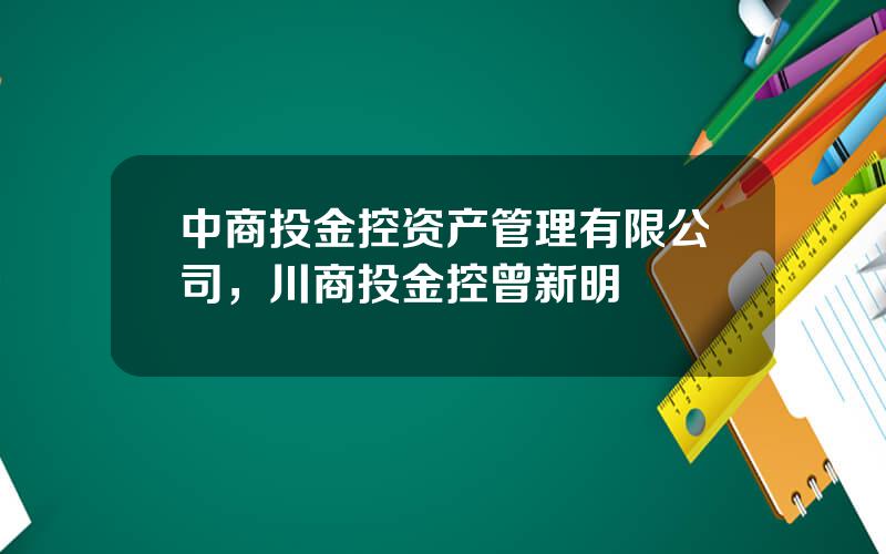 中商投金控资产管理有限公司，川商投金控曾新明