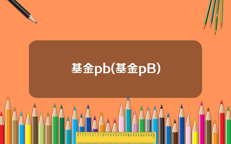 基金pb(基金pB)