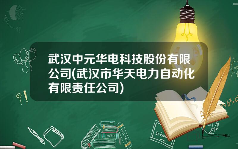 武汉中元华电科技股份有限公司(武汉市华天电力自动化有限责任公司)